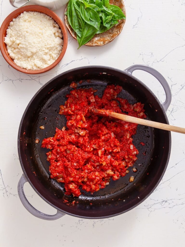 Cook the Tomato Paste - Rigatoni Vodka Pasta