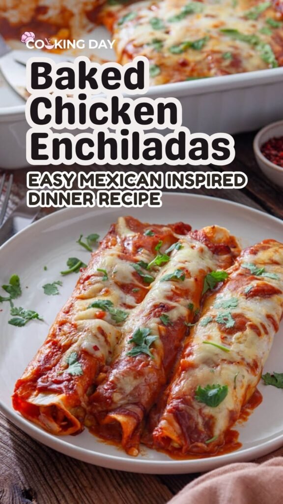 Baked Chicken Enchiladas – Easy Mexican Inspired Dinner Recipe