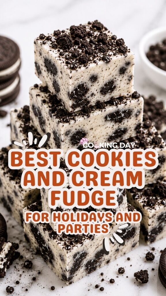 Best Cookies and Cream Fudge for Holidays and Parties