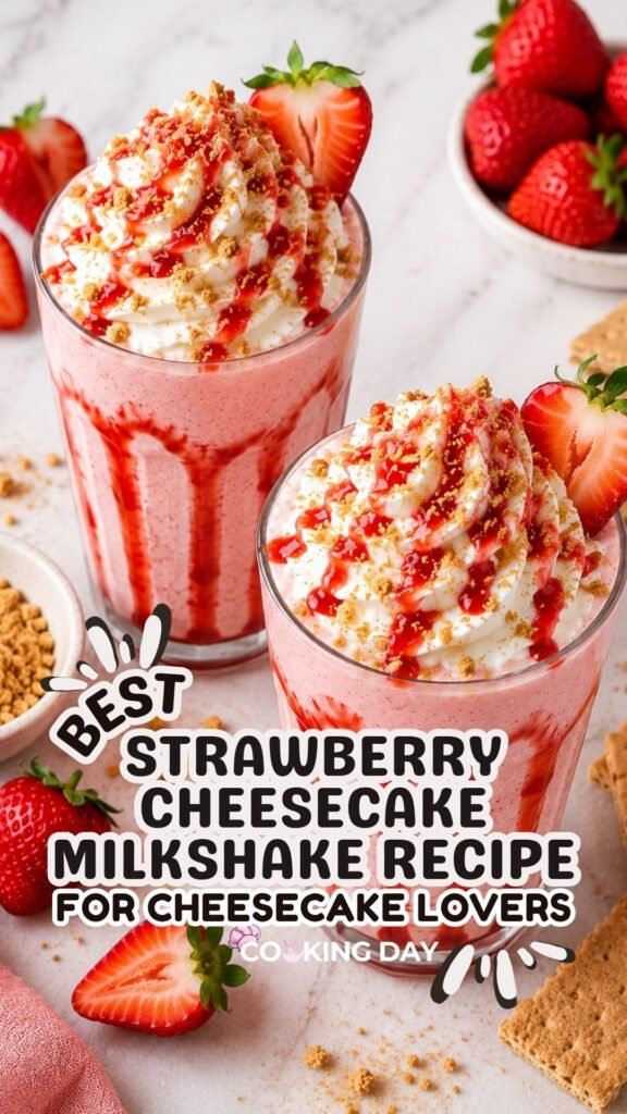 Best Strawberry Cheesecake Milkshake Recipe for Cheesecake Lovers