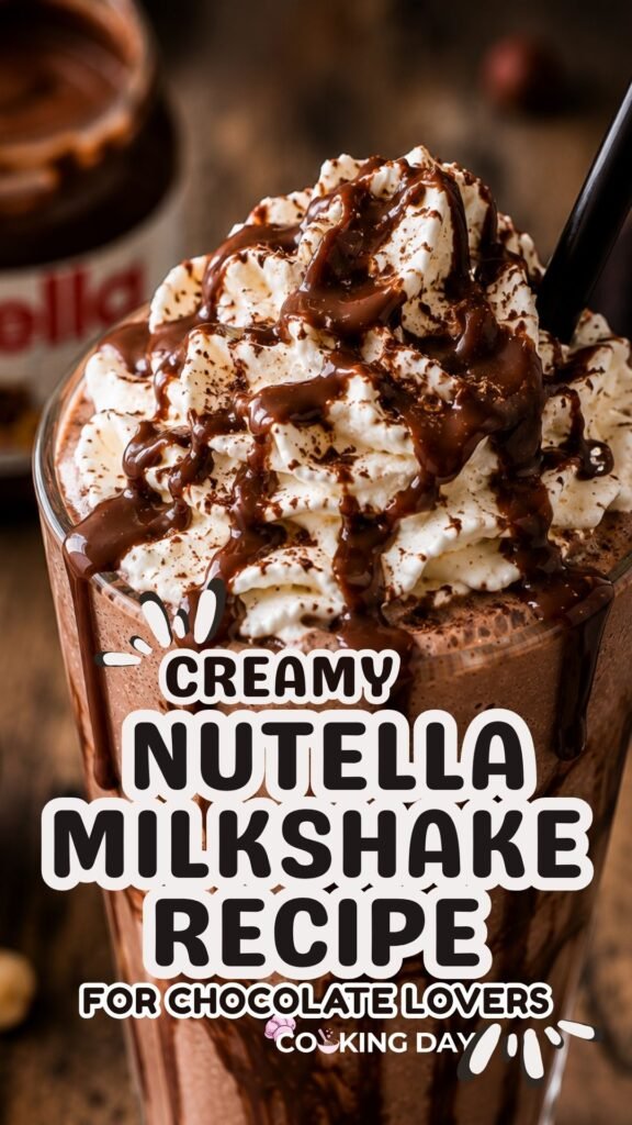 Creamy Nutella Milkshake Recipe for Chocolate Lovers
