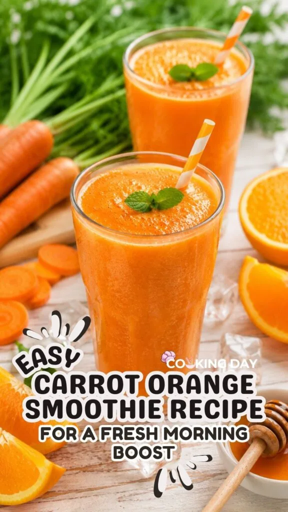 Easy Carrot Orange Smoothie Recipe for a Fresh Morning Boost
