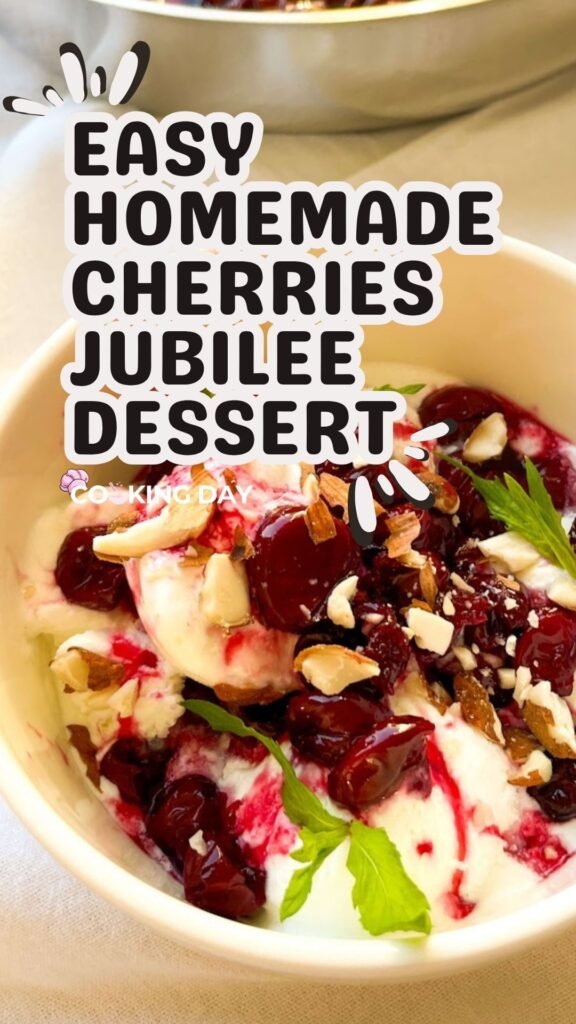 Easy Homemade Cherries Jubilee Dessert