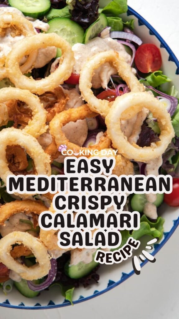 Easy Mediterranean Crispy Calamari Salad Recipe