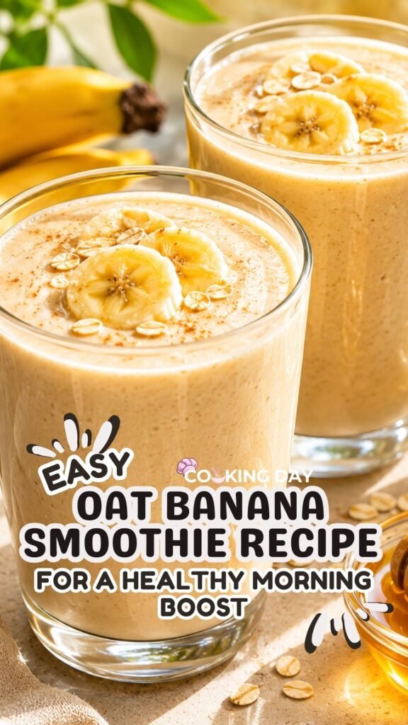 Easy Oat Banana Smoothie Recipe for a Healthy Morning Boost
