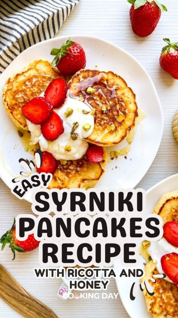 Easy Syrniki Pancakes Recipe with Ricotta and Honey