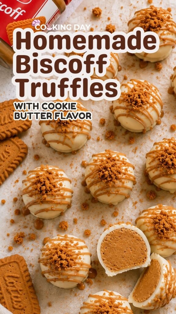 Homemade Biscoff Truffles with Cookie Butter Flavor