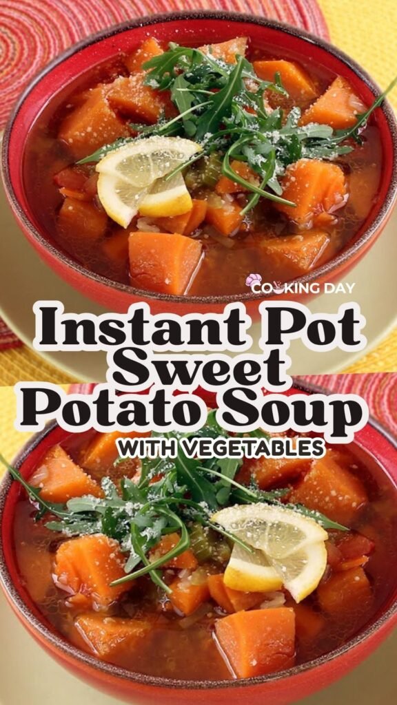 Instant Pot Sweet Potato Soup with Vegetables