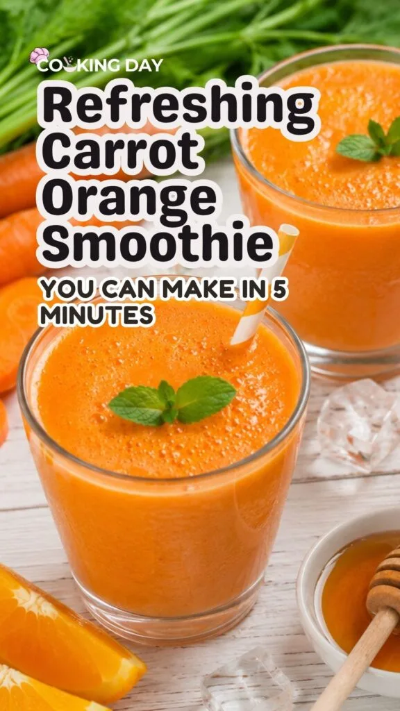 Refreshing Carrot Orange Smoothie You Can Make in 5 Minutes