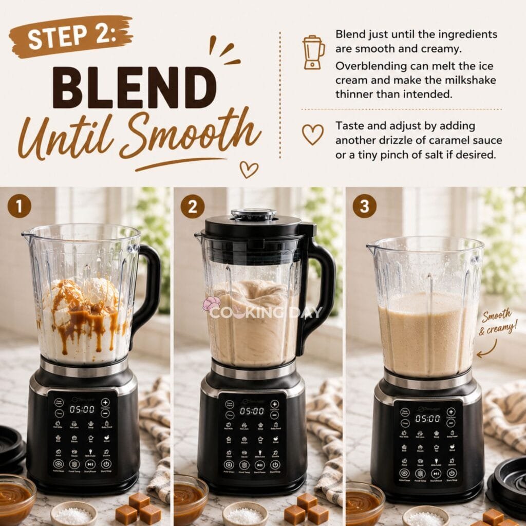 Blend Until Smooth - Salted Caramel Milkshake