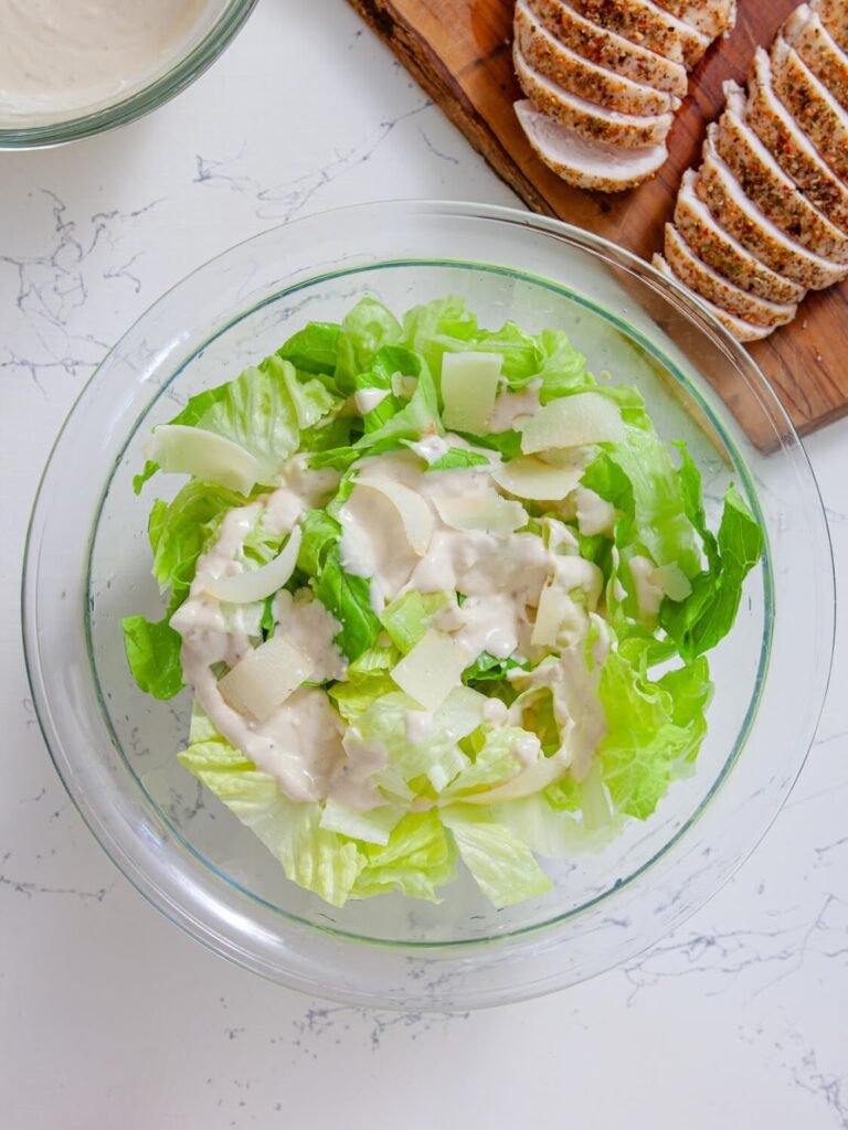 Assembled Salad -Chicken Caesar Salad
