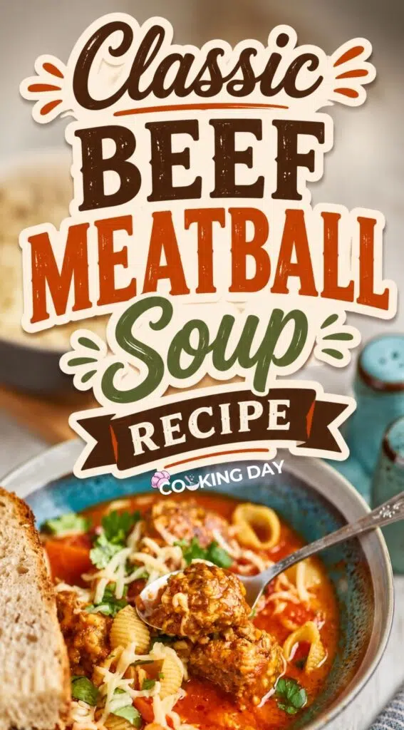 Classic Beef Meatball Soup Recipe
