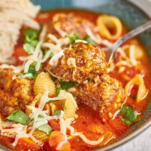 Easy Italian Meatball Soup Recipe