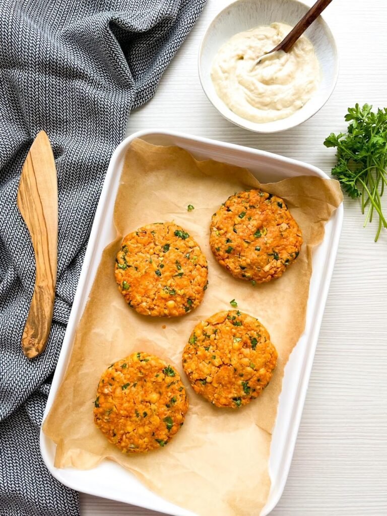  Shape the Patties - Easy Falafel Pita Burgers Recipe