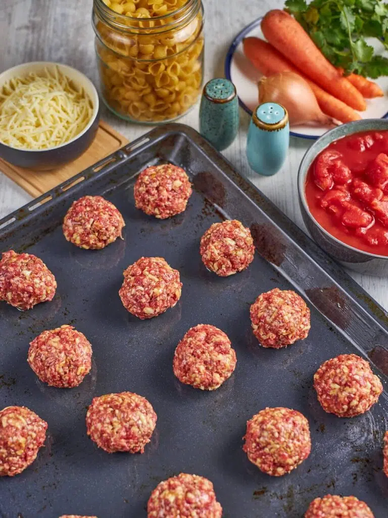Step 3: Shape the Meatballs - Easy Italian Meatball Soup