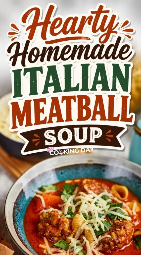 Hearty Homemade Italian Meatball Soup