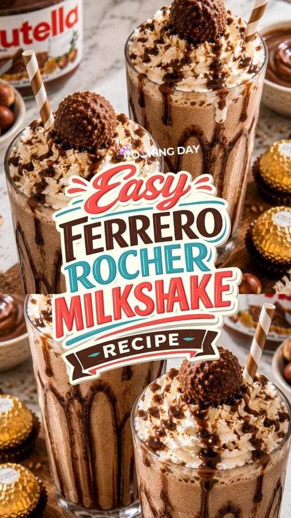 Easy Ferrero Rocher Milkshake Recipe