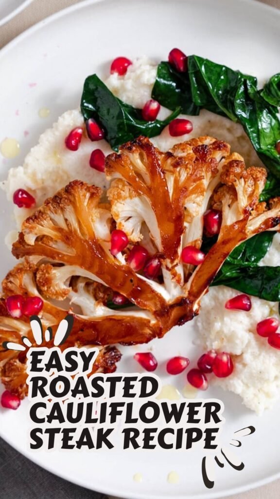 Easy Roasted Cauliflower Steak Recipe