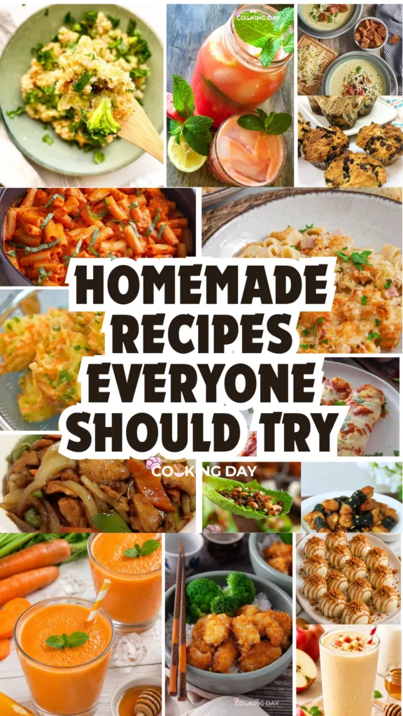 Homemade Recipes Everyone Should Try
