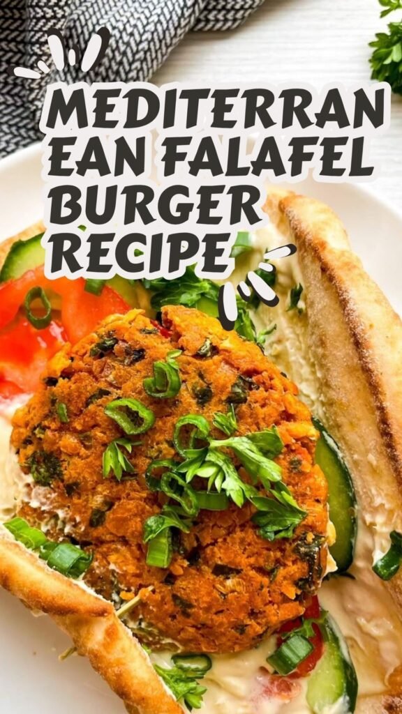 Mediterranean Falafel Burger Recipe