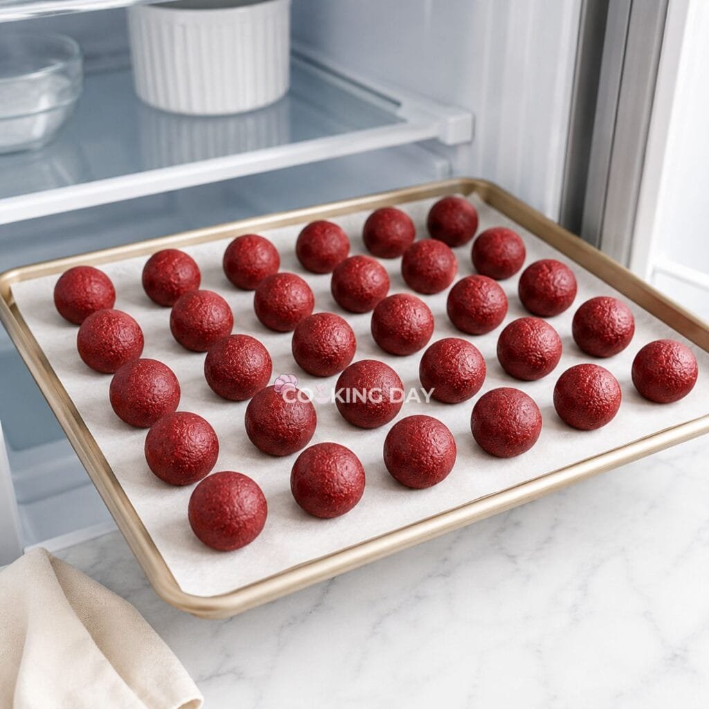 Step 3_ Chill - Red Velvet Truffles