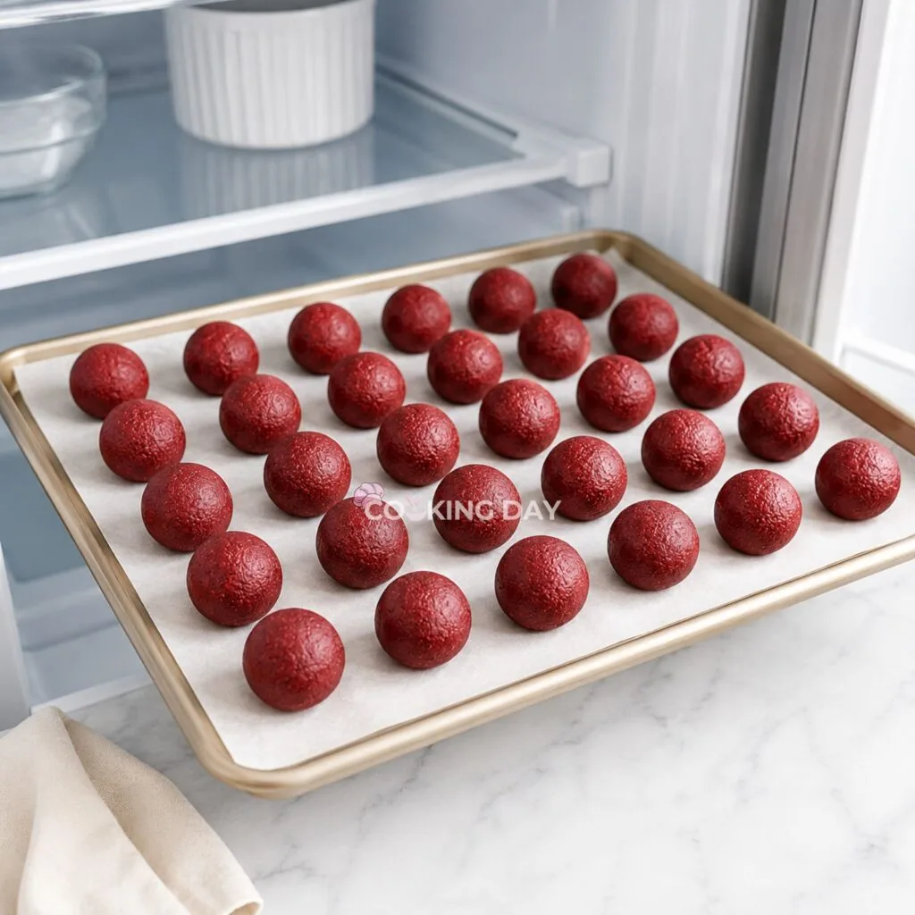 Step 3_ Chill - Red Velvet Truffles