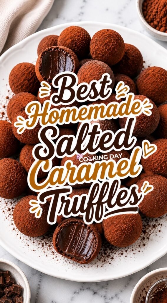 Best Homemade Salted Caramel Truffles