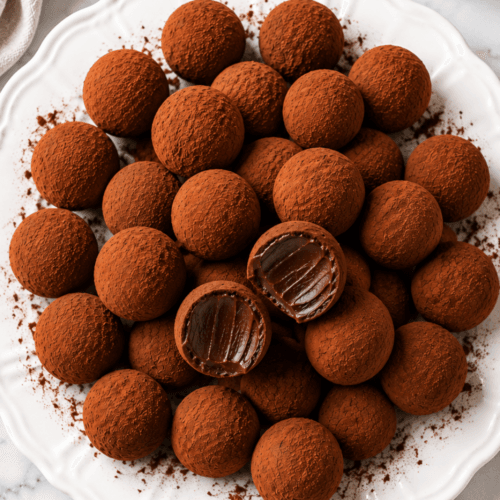 Chocolate Caramel Truffles with Sea Salt