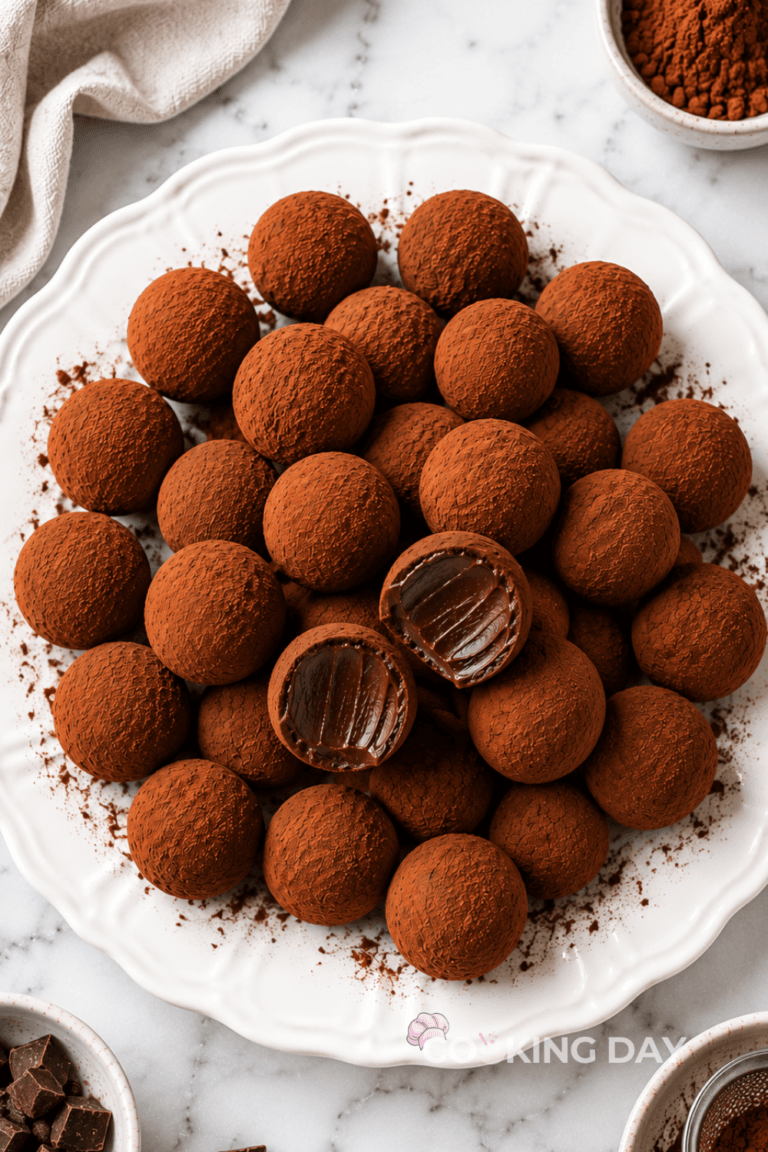 Chocolate Caramel Truffles with Sea Salt