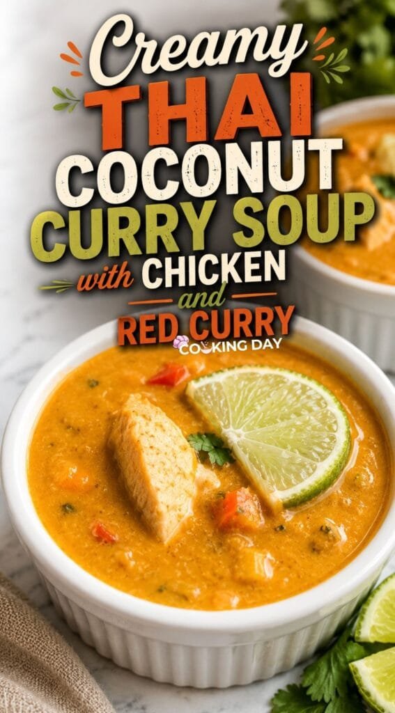 Creamy Thai Chicken Coconut Curry Soup Ready in 35 Minutes