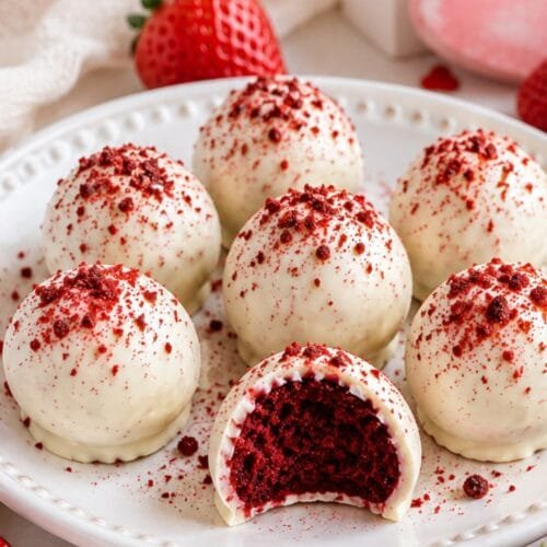 Red Velvet Cake Truffles