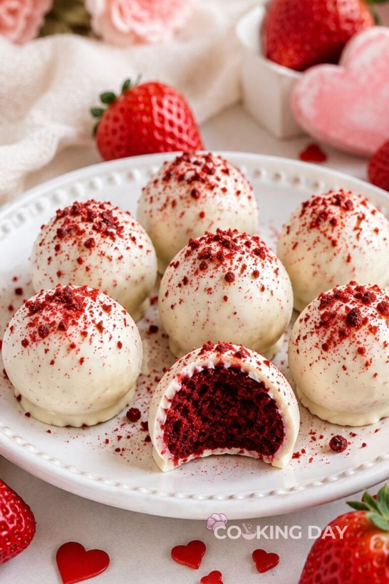 Red Velvet Cake Truffles