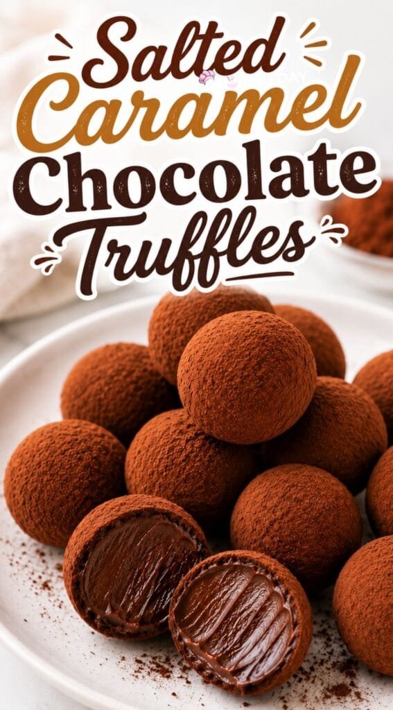 Salted Caramel Chocolate Truffles