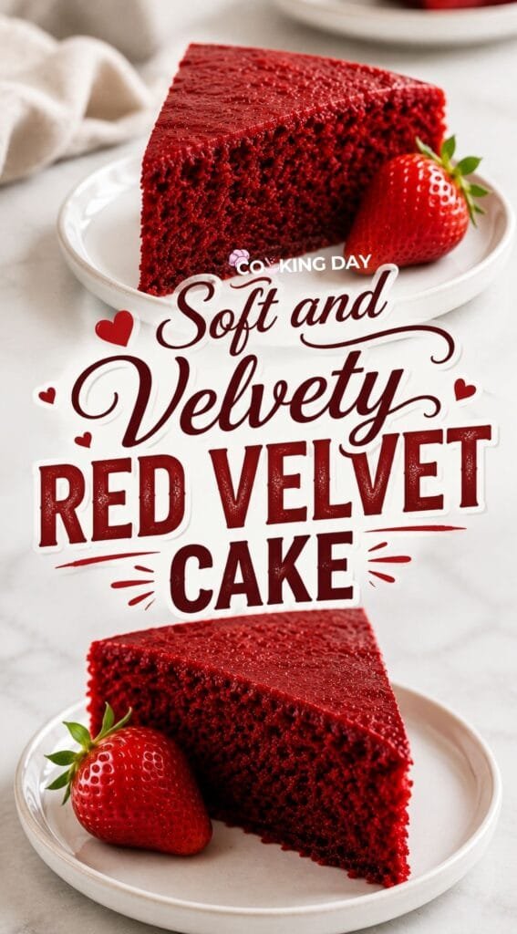 Soft and Velvety Red Velvet Cake