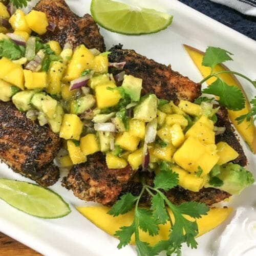 Spicy Cajun snapper