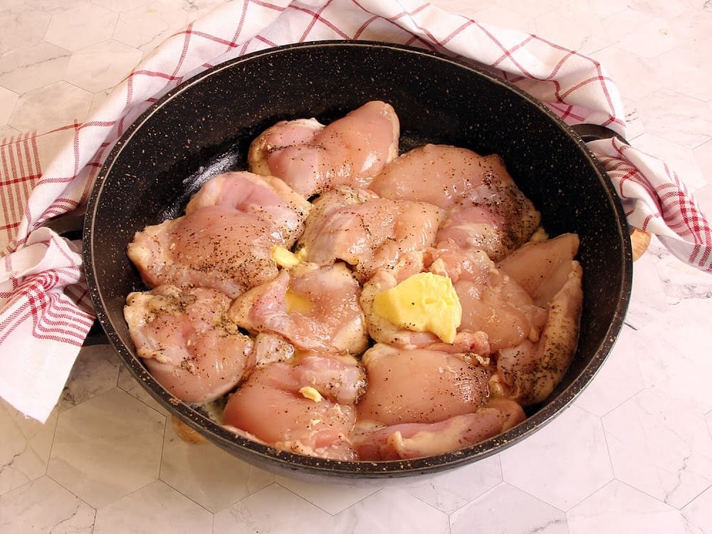 Brown the Chicken-One Skillet Lemon Rosemary Chicken and Broccoli
