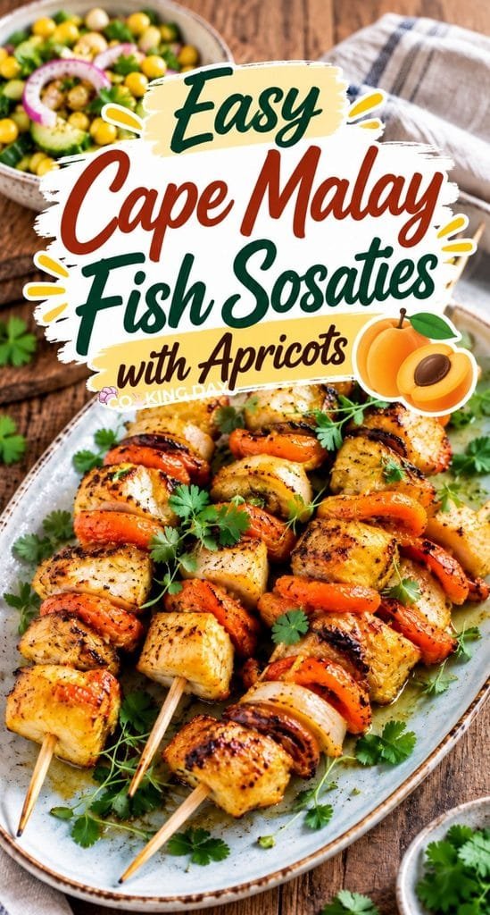Easy Cape Malay Fish Sosaties with Apricots