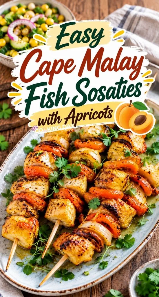 Easy Cape Malay Fish Sosaties with Apricots