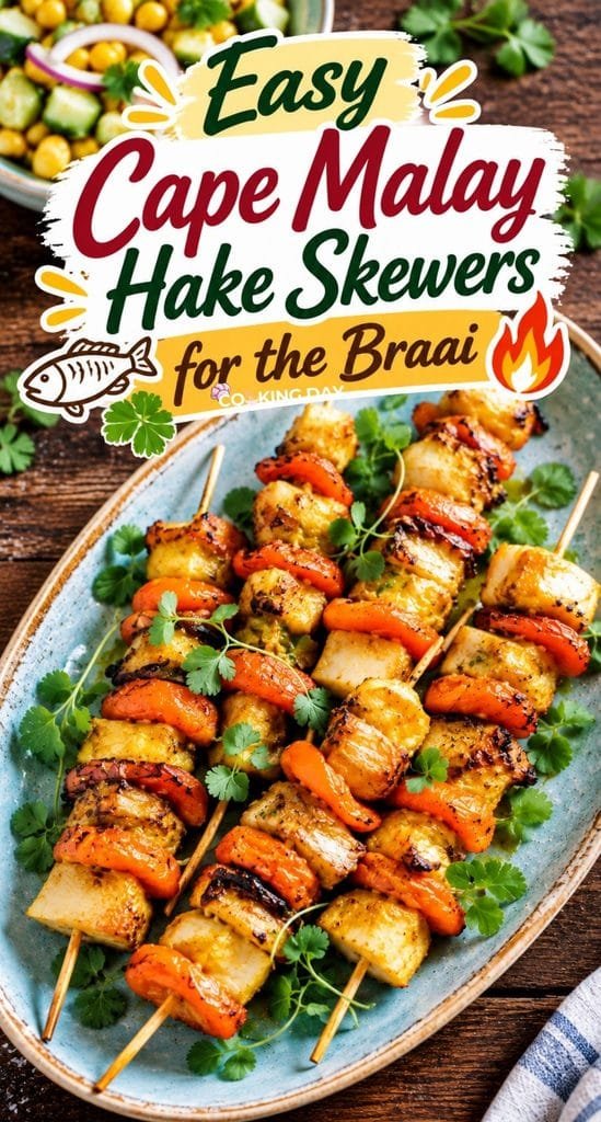 Easy Cape Malay Hake Skewers for the Braai