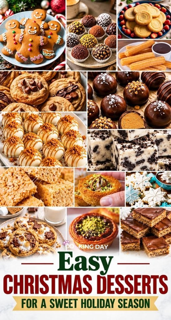 25 Easy Christmas Desserts for a Sweet Holiday Season