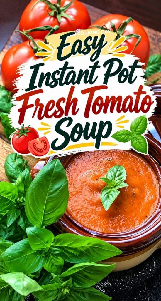 Easy Instant Pot Fresh Tomato Soup