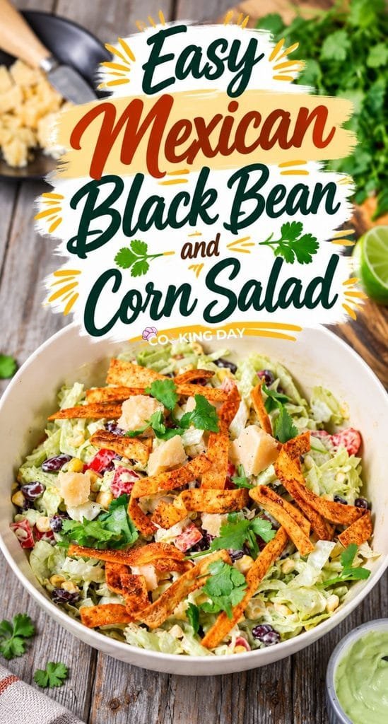 Easy Mexican Black Bean and Corn Salad