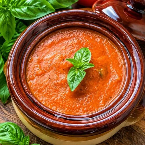 Garden Fresh Tomato Basil Soup