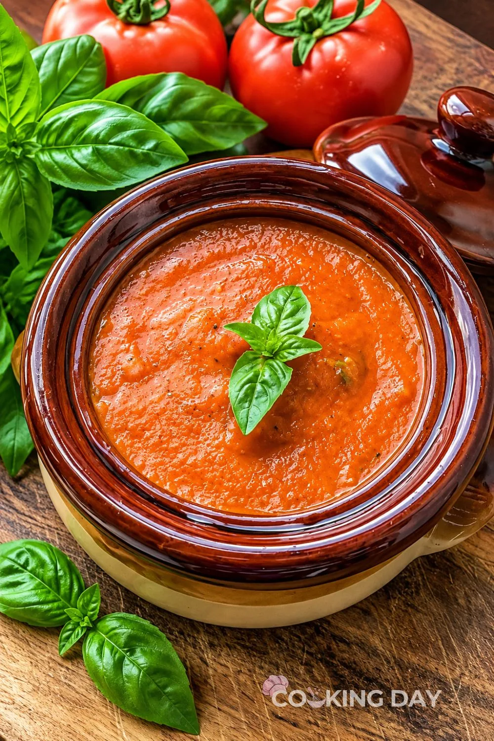 Garden Fresh Tomato Basil Soup